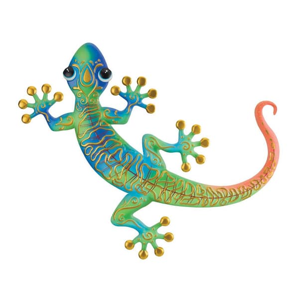 Regal Art & Gift Swirl Gecko Wall Decor 20 in. Blue