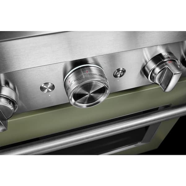 KitchenAid Dual Fuel Range (KFDC500JAV) - Avocado Cream KitchenAid Dual Fuel Range (KFDC500JAV) - Avocado Cream