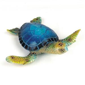 6.25 in. Blue Sea Turtle Figurine