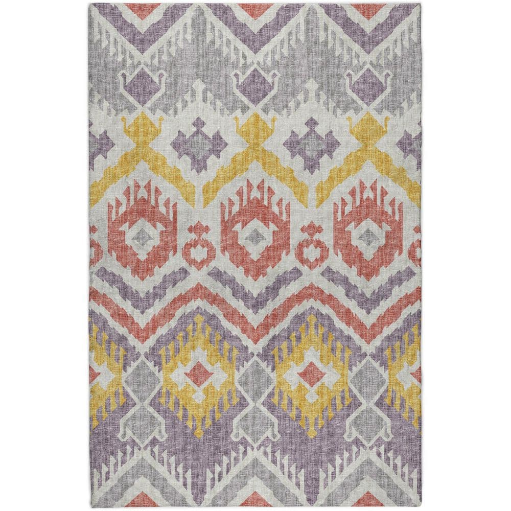 Dream Shag Premium Machine Washable Abstract ADS108 Purple 8 ft. x 10 ft. Area Rug price history on PriceWatchPro