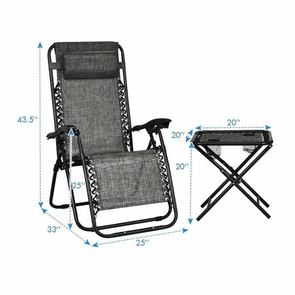 3 piece zero 2024 gravity chair set