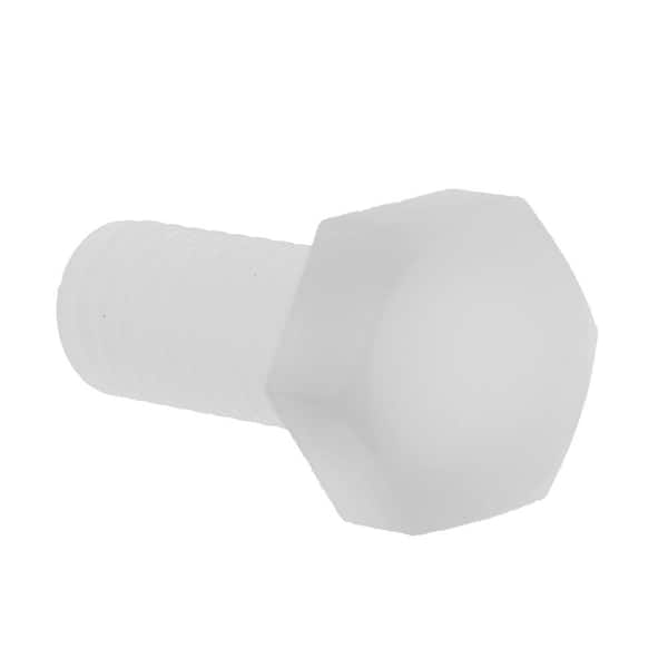 Prime-Line 5/16 in.-18 x 3/4 in. Nylon Hex Head Cap Screws (10-Pack)