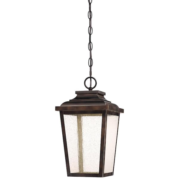 Irvington Manor 3-Light Chelsea Bronze Outdoor Chain Hung
