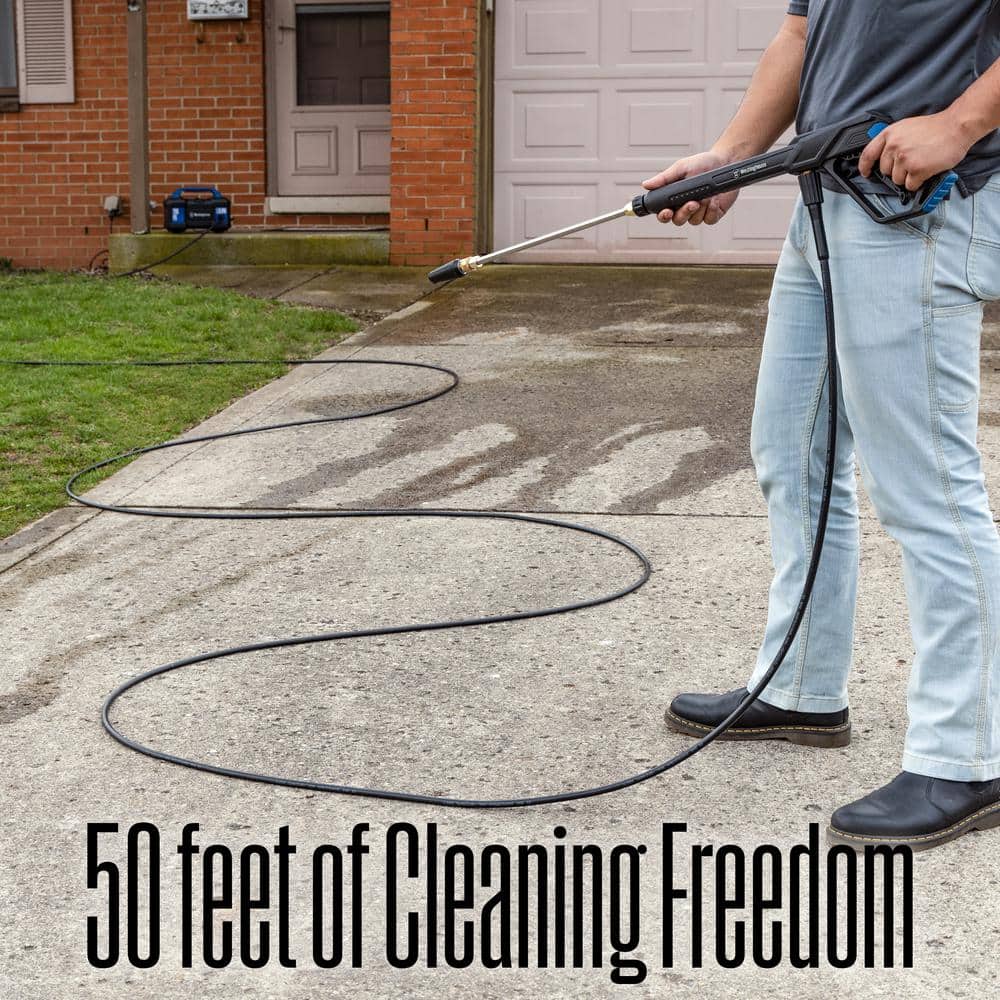 Westinghouse 50 ft Black PVC Pressure Washer Hose - 3600 PSI