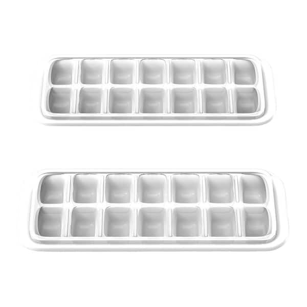 Chef Buddy Set of 2 Ice Cube Trays with Lids 82-Y3434 - The Home Depot