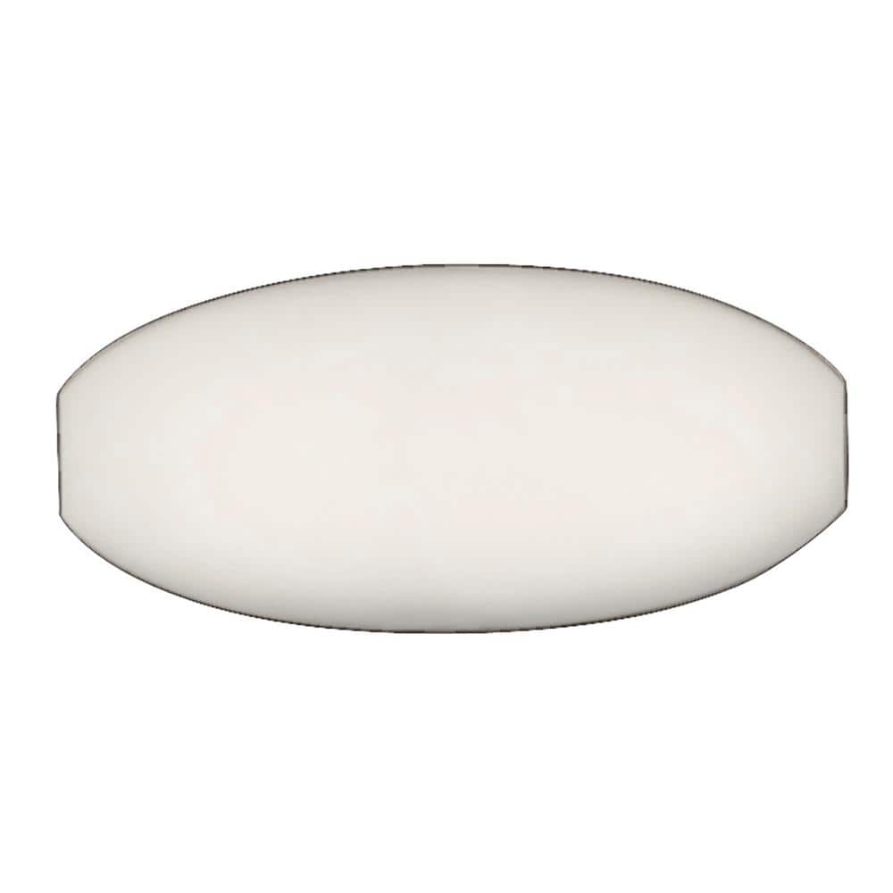 Polished Nickel Oval Cabinet Knob with Mounting Hardware