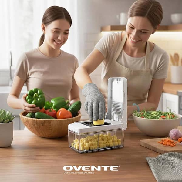 Vegetable Chopper & Mandoline Slicer, 7-in-1 Multifunctional