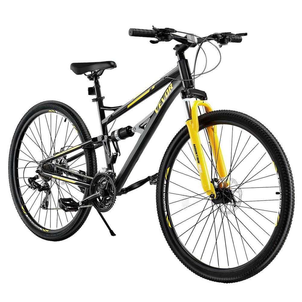 Adult Mountain Bike 29 in. MTB with Full Dual Suspension 24-Speeds Twist Shifting Comfort Saddle Dual Disc Brakes price history on PriceWatchPro