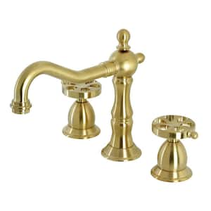 Kingston Brass Hamilton 8 in. Widespread 2-Handle Bathroom Faucet in ...