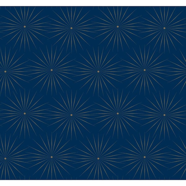 A-Street Prints Fanciful Blue Floral Blue Wallpaper Sample 2763-24238SAM -  The Home Depot