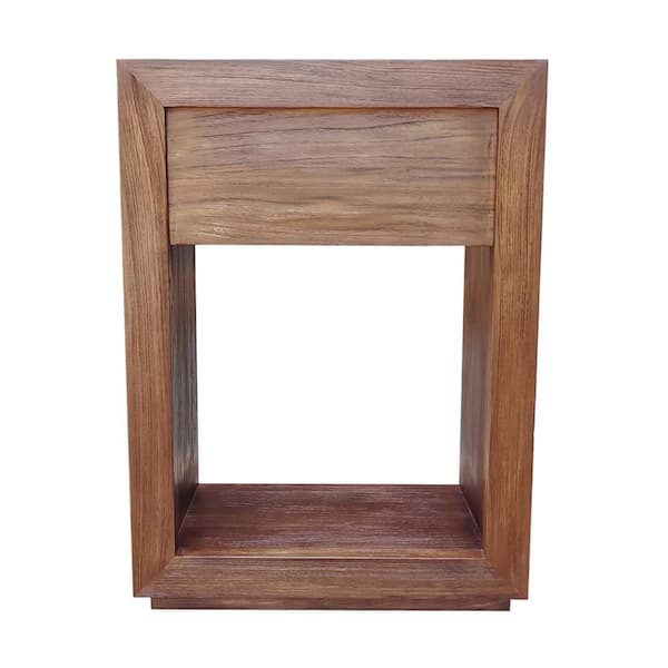 Swiss Madison Rennes 23.25 in. W x 17.68 in. D x 32 in. H Bath Vanity Cabinet without Top in Walnut