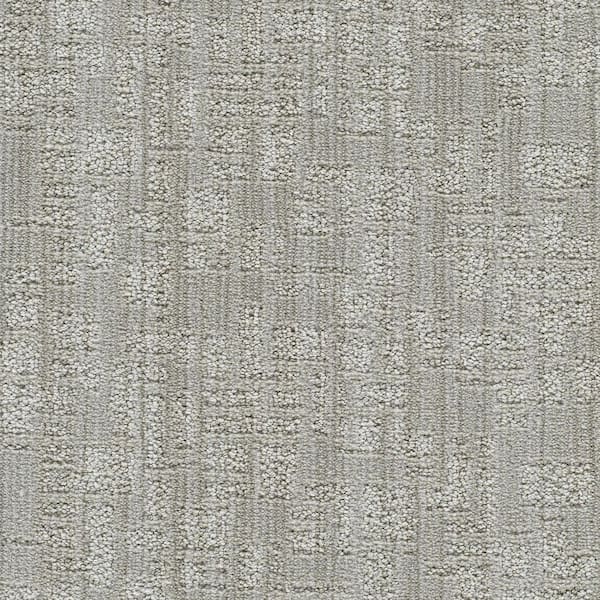 Tinker Treasure-Moonstone Gray-45 oz. SD Polyester Pattern Carpet - Installation Required