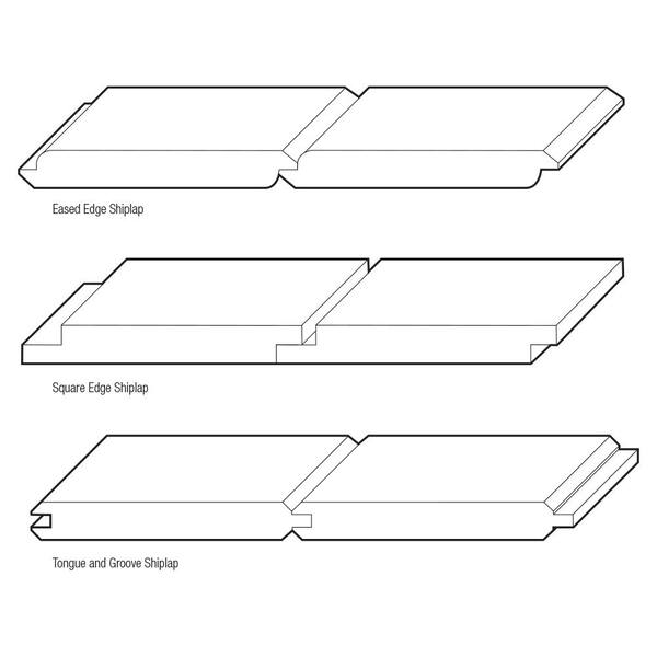 Edge - 1 in. x 6 in. x 4 ft. Premium Primed Gray Spruce Tongue and Groove Board (6-Pack)