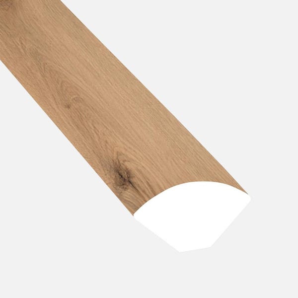 A&A Surfaces Sienna Shore 3/4 in. T x 0.64 in. W x 94 in. L Luxury Vinyl Quarter Round Molding