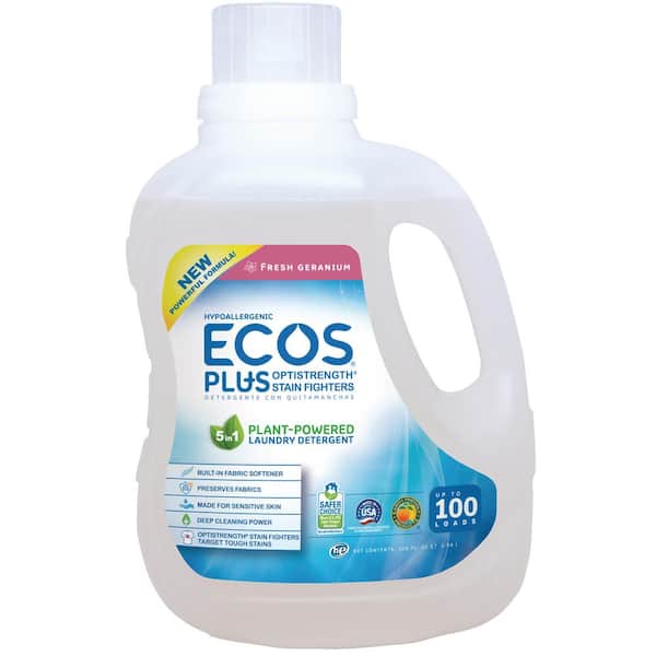 ECOS 100 oz. Geranium with Enzymes Liquid Laundry Detergent