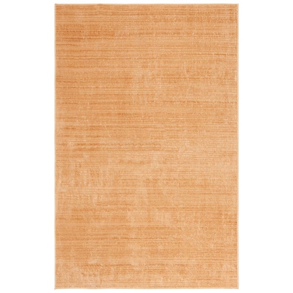 Harmony 4 ft. x 6 ft. Gold Solid Striped Area Rug