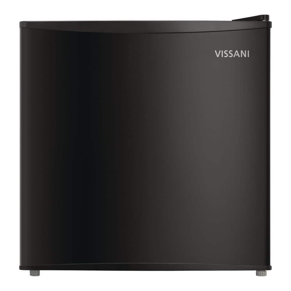 Vissani 1.7 cu. ft. Mini Refrigerator with Removable Glass Shelves
