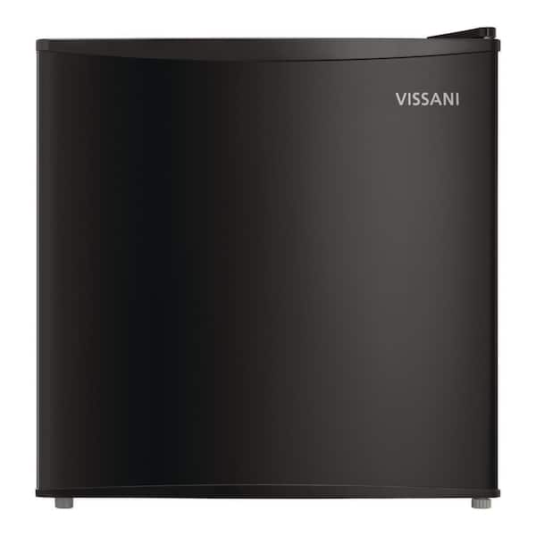 1.7 cu. ft. Mini Refrigerator with Removable Glass Shelves and Bottle Rack in Black, ENERGY STAR