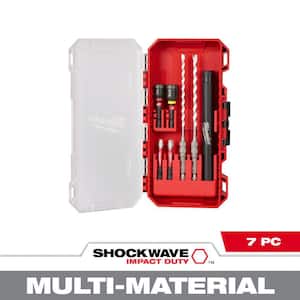 SHOCKWAVE Impact-Duty Multi-Material Concrete Screw Installation Kit (7-Piece)