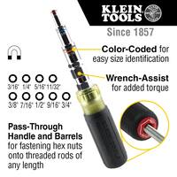9-in-1 Pass-Through Multi Nut Driver