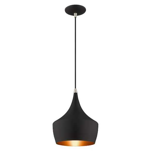 AVIANCE LIGHTING Goodwin 1 Light Black Mini Pendant HD61309 - The