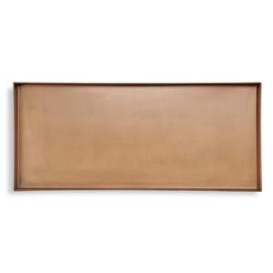 30 in. x 13 in.Classic Boot Tray, Brass for Boots, Shoes, Plants, Pet Bowls, and More