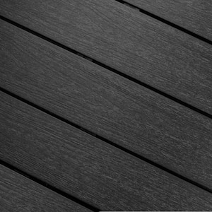 UltraShield Naturale Magellan 1 in. x 6 in. x 16 ft. Hawaiian Charcoal Groove Composite Decking Board (10-Pack)