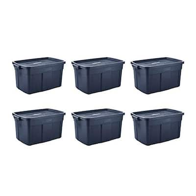 rolling rubbermaid tote