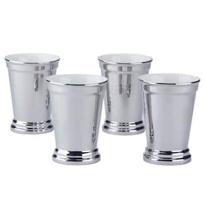 Derby Day at the Races Silver Plated Mint Julep Cup (Set of 4)