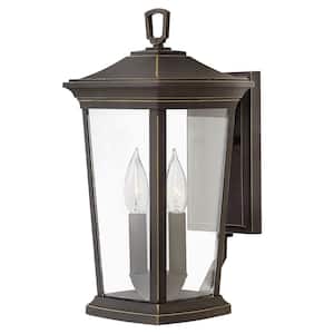 Hinkley Bromley Small Outdoor Wall Mount Lantern, Oil Rubbed Bronze