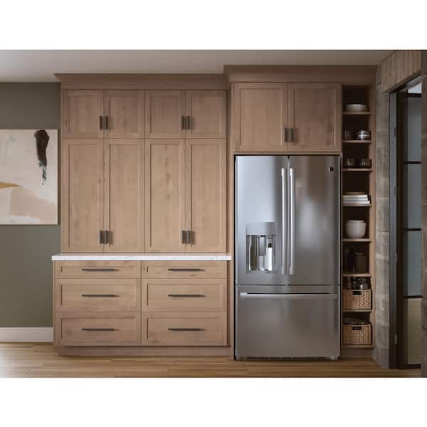 Cottage 14.5 in. W x 0.75 in. D x 14.5 in. H in Hawk Cabinet Door Sample