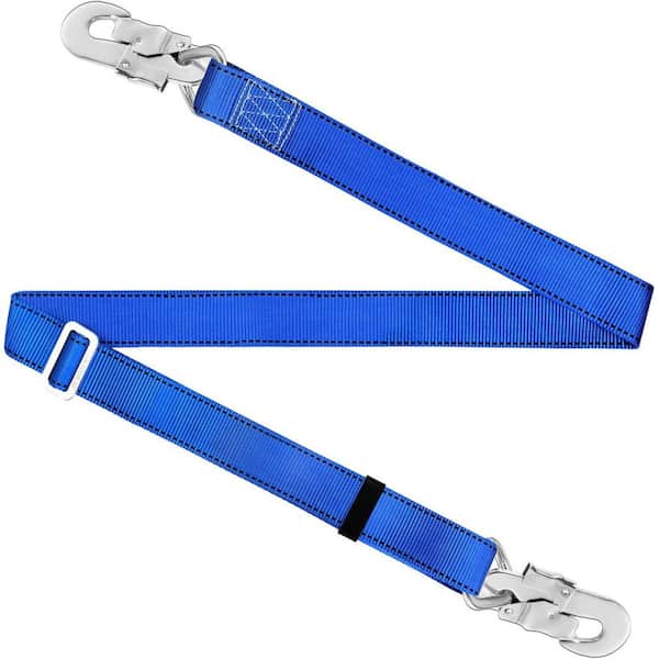 3 ft. Adjustable Hunting Safety Harness Climbing Belt with Safety Lanyard for Fall Protection Self Retracting Lifeline