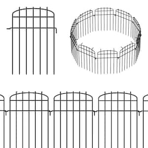 16.6 in. x 12.4 in. Garden Fence, Decorative Fence, For Garden, Patio and Deck (25-Pieces)