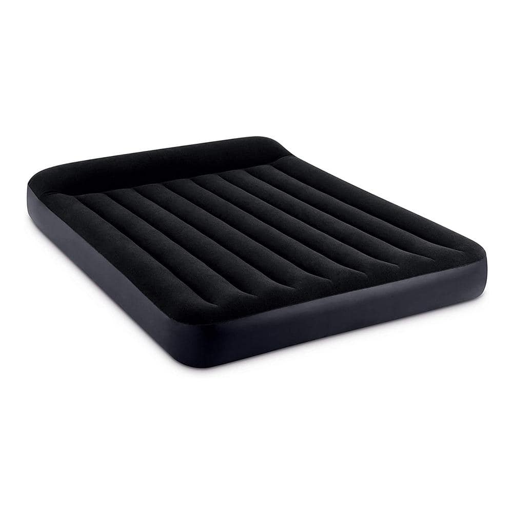Intex - Pillow Rest Classic Airbed With Fiber-Tech IP  Queen