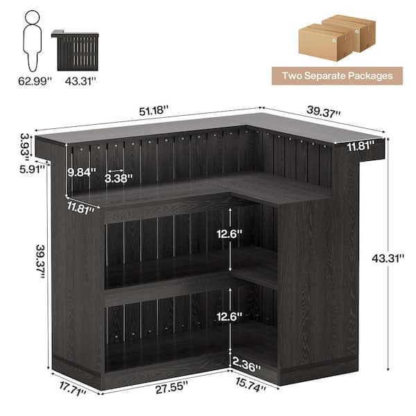 ★ Private Bar Counter Set ☆ Private Bar Counter Set Bar counter in a restaurant with