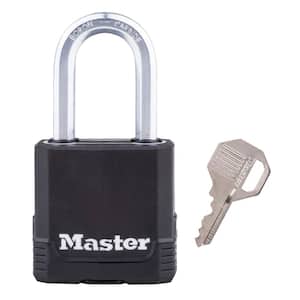 Commercial Outdoor Padlock Keyed the Same, 1-7/8 in. Wide, 1-1/2 in. Shackle