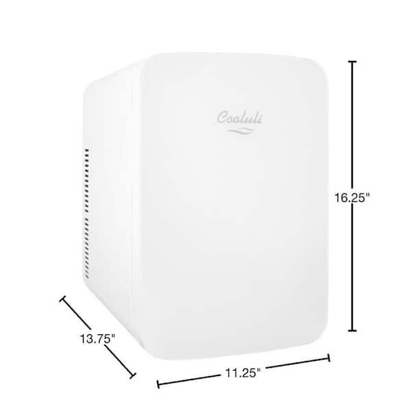 Cooluli Infinity 0 53 Cu Ft Retro Mini Fridge In White Without Freezer I15l2w The Home Depot