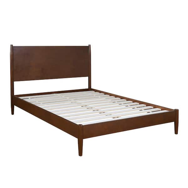 The Furniture Market French Solid Hardwood 5ft King Size Mahogany Stained Sleigh  Bed : : Home & Kitchen