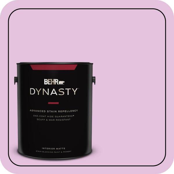BEHR DYNASTY 1 gal. #P110-2 Girl Talk Matte Interior Stain-Blocking Paint & Primer