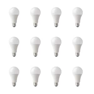 100-Watt Equivalent A19 Non-Dimmable General Purpose E26 Medium Base LED Light Bulb in Soft White 2700K (12-Pack)