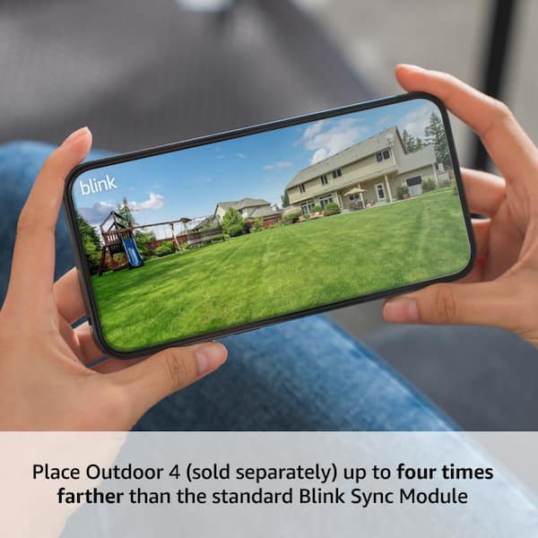 Blink - Sync Module XR - System Hub Devices, Broader Smart Security Coverage for Outdoor 4 Cameras with Extended Range