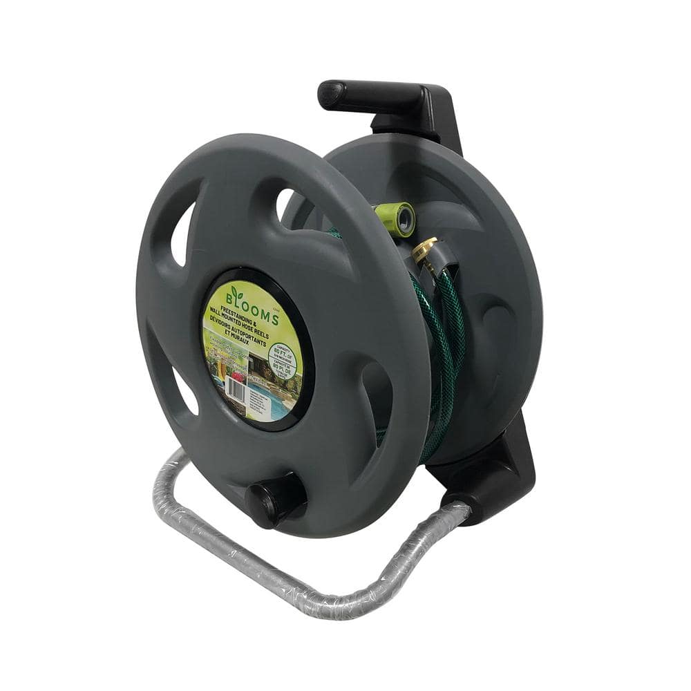 Freestanding and Wall Mounted Hose Reel 42048 - The Home Depot