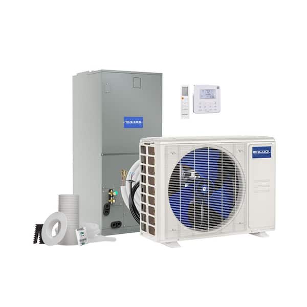 MRCOOL Versa Pro 18,000 BTU 1.5-Ton 16.6 SEER2 Central Ducted Heat Pump Split System with 25 ft. Line and Thermostat