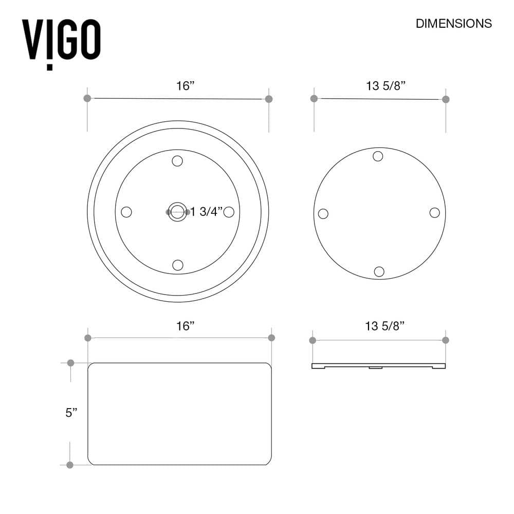 Elevated White Matte Stone 16" Round Vessel Bathroom Sink