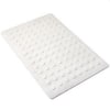 SlipX Solutions 14 in. x 22 in. Medium Rubber Safety Bath Mat with Microban  in White 06401-1 - The Home Depot