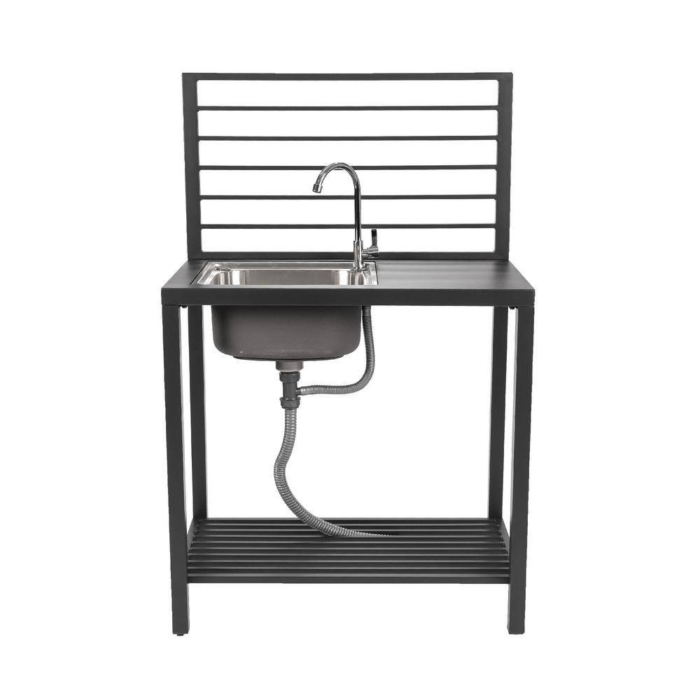 RTS Home Accents Aluminum 35.4 in. x 20.3 in. x 55.5 in. Outdoor ...