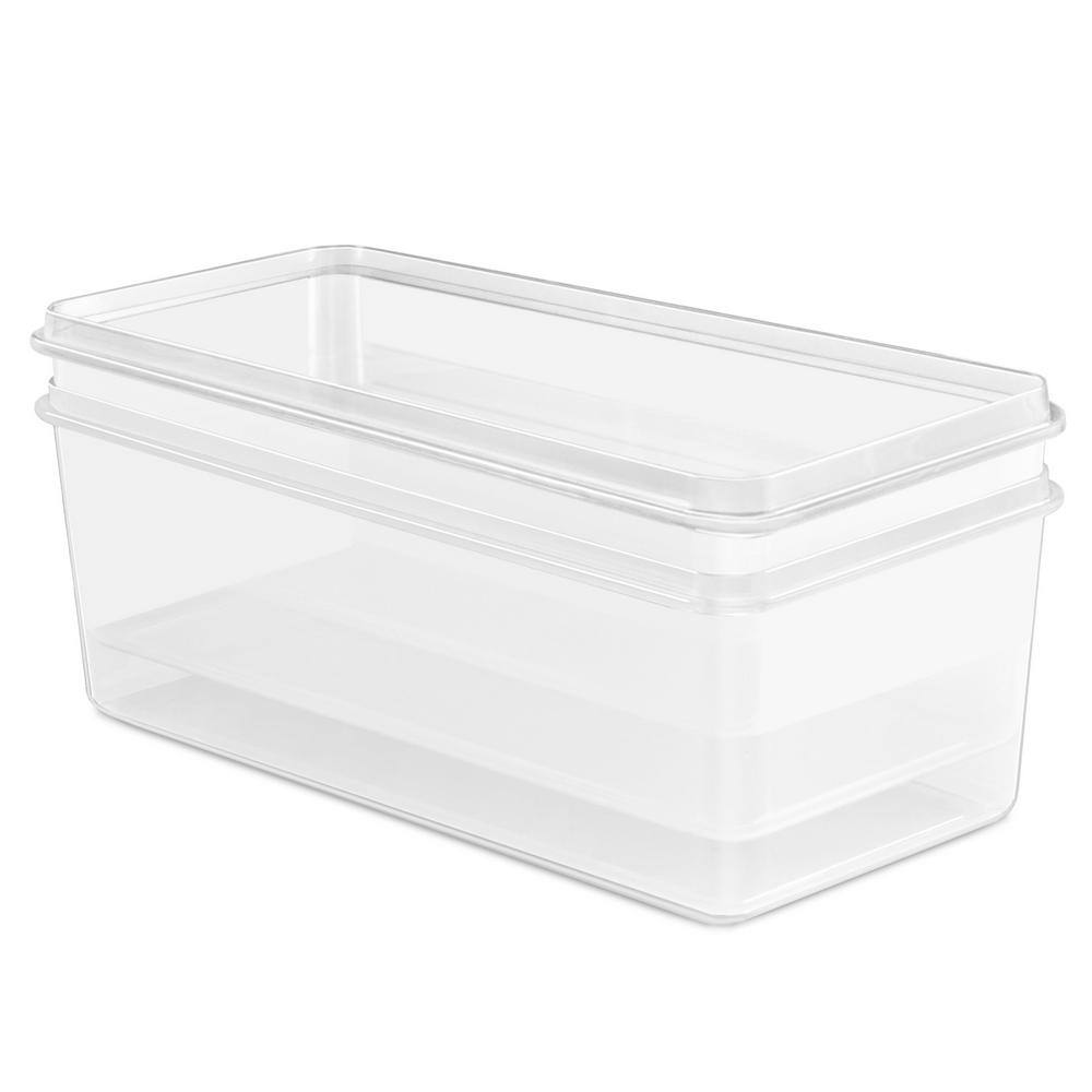 Clear Plastic Airtight Food Storage Containers Set of 3