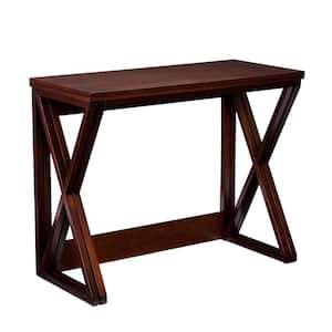 Lois 47 in. Espresso Standard Rectangle Wood Console Table with Lift Top