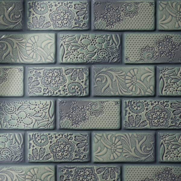 Merola Tile Antic Feelings Griggio 3 in. x 6 in. Ceramic Wall Tile (4.16 sq. ft./Case)