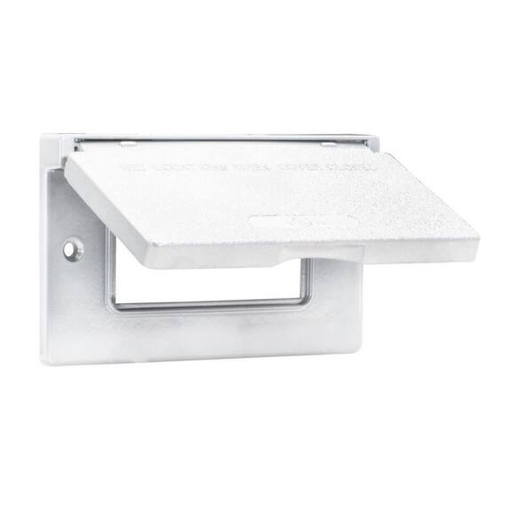 Southwire Weatherproof Single Gang White Horizontal GFCI (50-Pack)